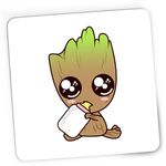 PC, gaming si accesorii - Periferice PC - Mousepad - Mousepad Gaming Baby Groot Bebelus Craciun Iubit, 21x19 cm - Infinity.ro