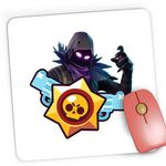 PC, gaming si accesorii - Periferice PC - Mousepad - Mousepad Gaming Raven Fortnite Brawl Stars Epic, 21x19 cm - Infinity.ro