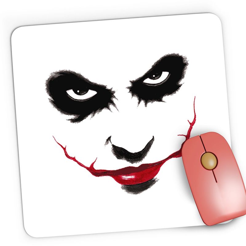 PC, gaming si accesorii - Periferice PC - Mousepad - Mousepad Gaming Joker Psycho Nebun Psihopat Horror, 21x19 cm - Infinity.ro