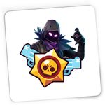 PC, gaming si accesorii - Periferice PC - Mousepad - Mousepad Gaming Raven Fortnite Brawl Stars Epic, 21x19 cm - Infinity.ro