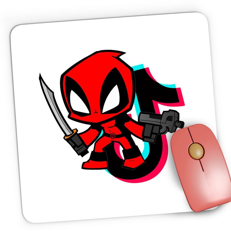 PC, gaming si accesorii - Periferice PC - Mousepad - Mousepad Gaming Deadpool Baby Ninja Tiktok, 21x19 cm - Infinity.ro