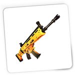 PC, gaming si accesorii - Periferice PC - Mousepad - Mousepad Gaming Scar Fortnite Gun Battle Royale, 21x19 cm - Infinity.ro