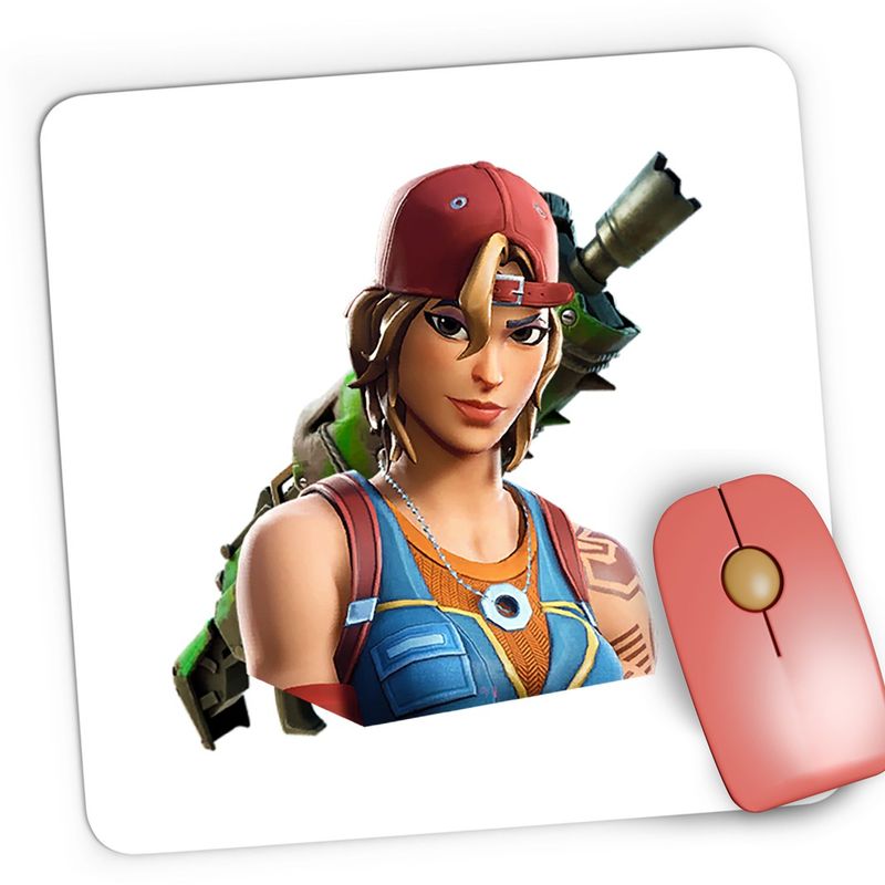 PC, gaming si accesorii - Periferice PC - Mousepad - Mousepad Gaming Sparkplug Fortnite Battle Royale, 21x19 cm - Infinity.ro