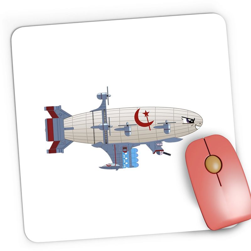 PC, gaming si accesorii - Periferice PC - Mousepad - Mousepad Gaming Command Conquer Red Alert 2 Zeppelin Epic Game, 21x19 cm - Infinity.ro