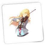 PC, gaming si accesorii - Periferice PC - Mousepad - Mousepad Gaming Your Lie in April Kaori Vioara Violonista, 21x19 cm - Infinity.ro