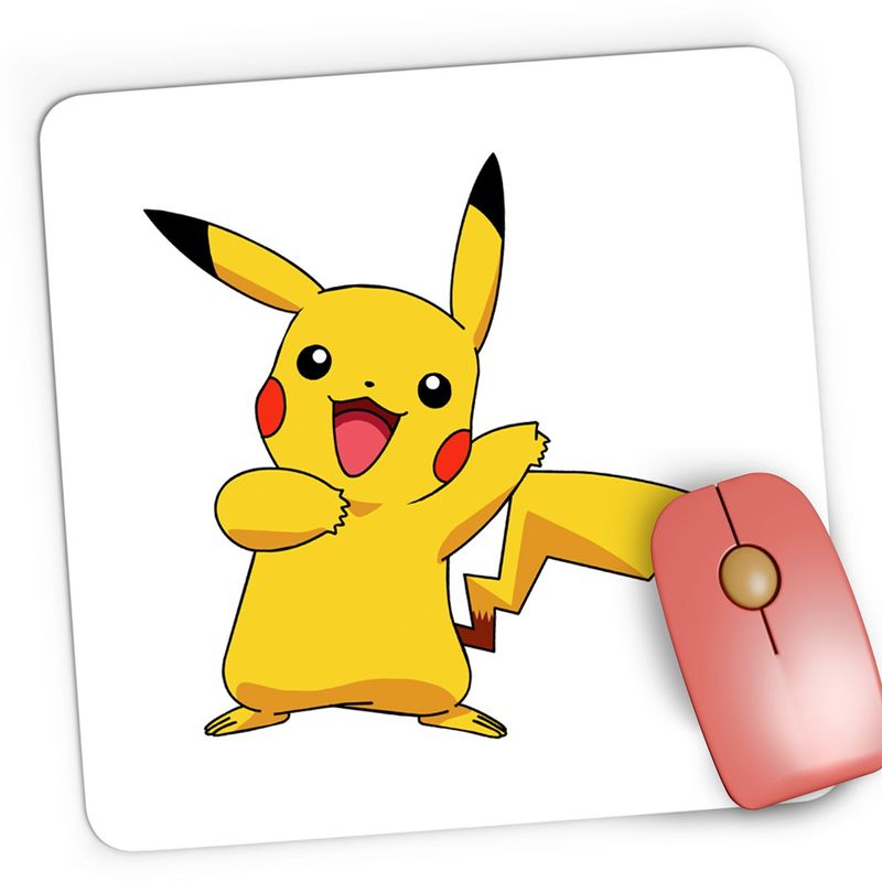 PC, gaming si accesorii - Periferice PC - Mousepad - Mousepad Gaming Pokemon Go Pikachu Youtube Card, 21x19 cm - Infinity.ro