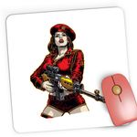 PC, gaming si accesorii - Periferice PC - Mousepad - Mousepad Gaming Red Alert 2 Soviet Army Soldat Invazie Rusia, 21x19 cm - Infinity.ro