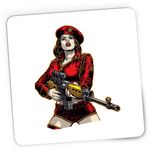 PC, gaming si accesorii - Periferice PC - Mousepad - Mousepad Gaming Red Alert 2 Soviet Army Soldat Invazie Rusia, 21x19 cm - Infinity.ro