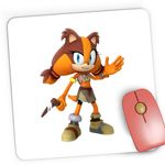 PC, gaming si accesorii - Periferice PC - Mousepad - Mousepad Gaming Sticks the Badger Sonic Rio Bumerang, 21x19 cm - Infinity.ro