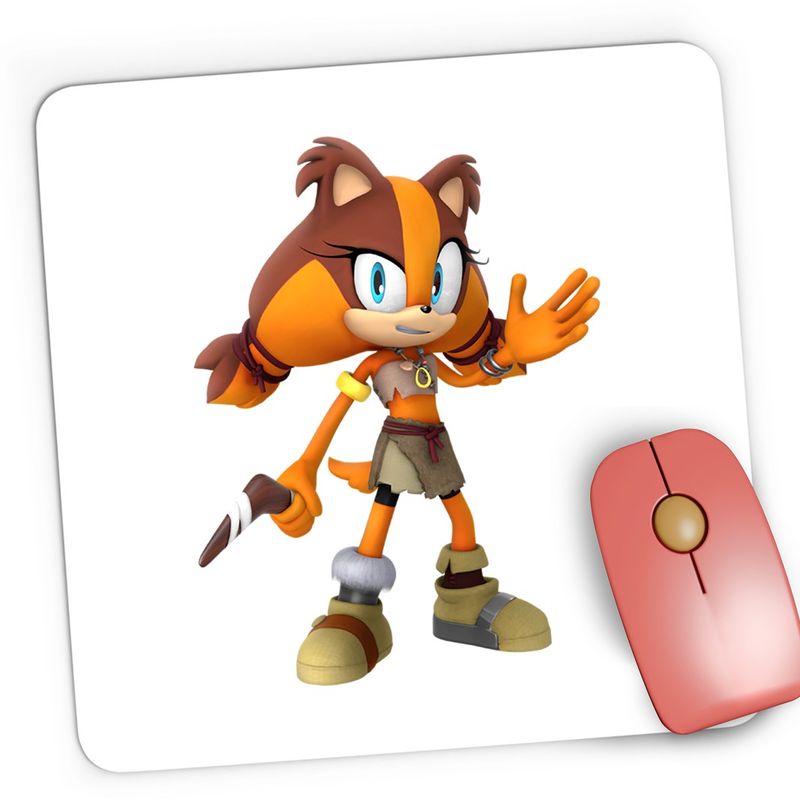 PC, gaming si accesorii - Periferice PC - Mousepad - Mousepad Gaming Sticks the Badger Sonic Rio Bumerang, 21x19 cm - Infinity.ro