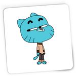 PC, gaming si accesorii - Periferice PC - Mousepad - Mousepad Gaming Gumball Pisic Motanel Desene Animate, 21x19 cm - Infinity.ro
