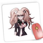 PC, gaming si accesorii - Periferice PC - Mousepad - Mousepad Gaming Junko Enoshima Danganronpa Gun Kill, 21x19 cm - Infinity.ro