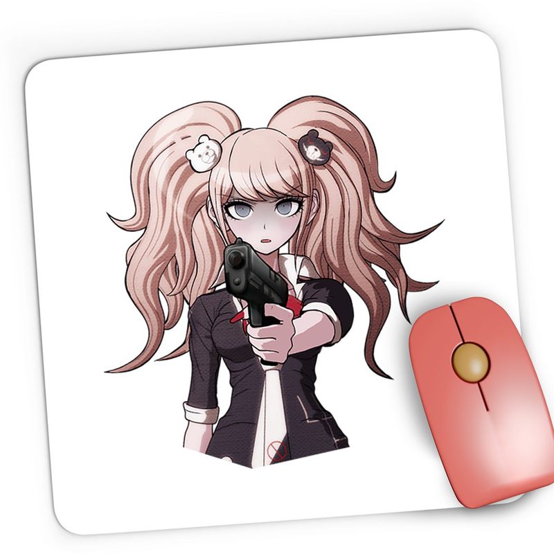 PC, gaming si accesorii - Periferice PC - Mousepad - Mousepad Gaming Junko Enoshima Danganronpa Gun Kill, 21x19 cm - Infinity.ro