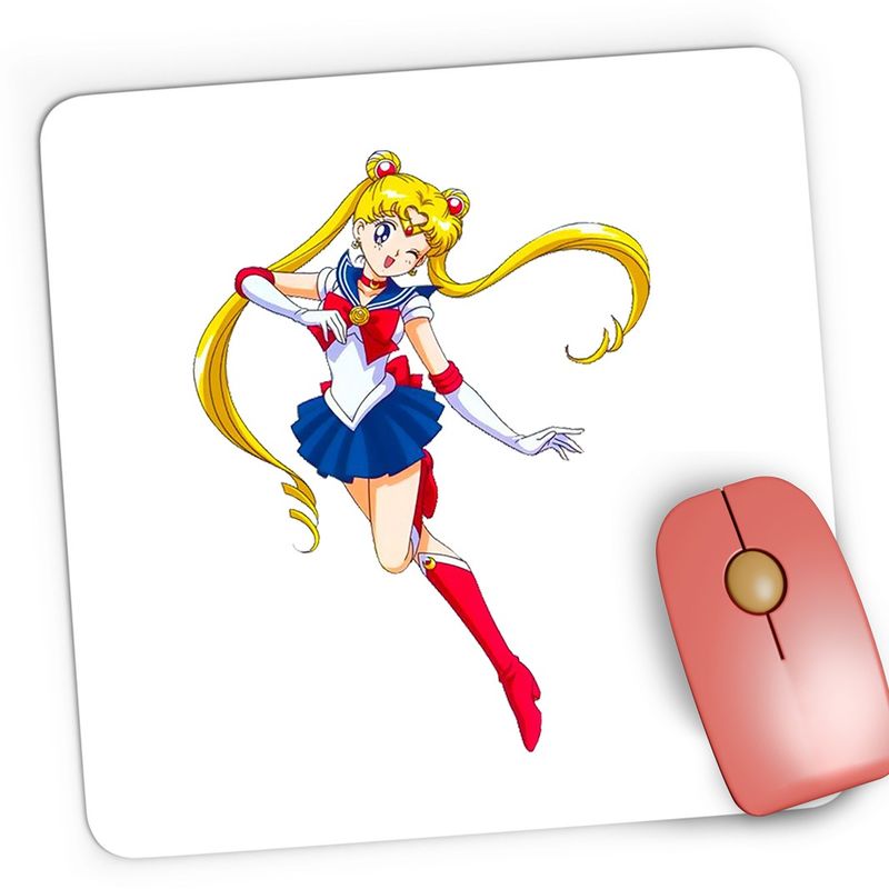 PC, gaming si accesorii - Periferice PC - Mousepad - Mousepad Gaming Usagi Tsukino Sailor Moon Lider Anime, 21x19 cm - Infinity.ro