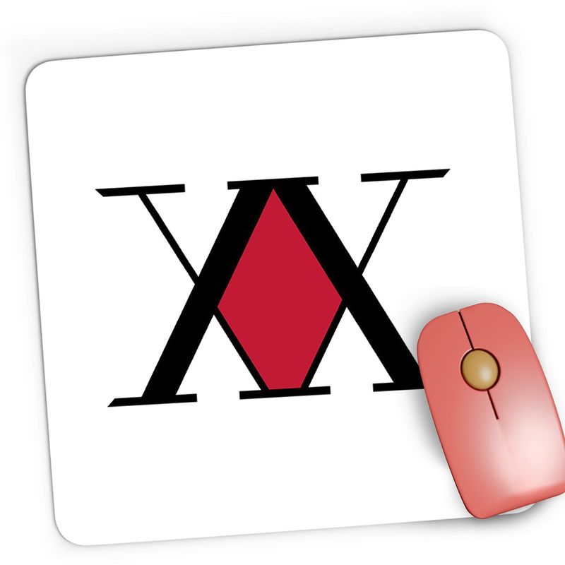 PC, gaming si accesorii - Periferice PC - Mousepad - Mousepad Gaming Hunter x Hunter Logo Emblem, 21x19 cm - Infinity.ro