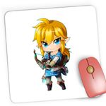 PC, gaming si accesorii - Periferice PC - Mousepad - Mousepad Gaming Legend of Zelda Fantasy Game Breath, 21x19 cm - Infinity.ro