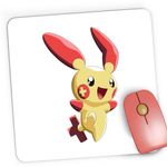 PC, gaming si accesorii - Periferice PC - Mousepad - Mousepad Gaming Plusle Pokemon Kilia Rabbit, 21x19 cm - Infinity.ro