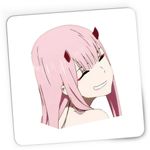 PC, gaming si accesorii - Periferice PC - Mousepad - Mousepad Gaming Darling in the FranXX Zero Two Hybrid Manga, 21x19 cm - Infinity.ro