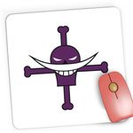 PC, gaming si accesorii - Periferice PC - Mousepad - Mousepad Gaming One Piece Edward Newgata Crew Logo Pirat, 21x19 cm - Infinity.ro