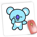 PC, gaming si accesorii - Periferice PC - Mousepad - Mousepad Gaming BT21 Koya BTS K-pop Koala, 21x19 cm - Infinity.ro