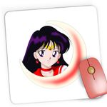 PC, gaming si accesorii - Periferice PC - Mousepad - Mousepad Gaming Marte Sailor Moon Black Hair Anime, 21x19 cm - Infinity.ro