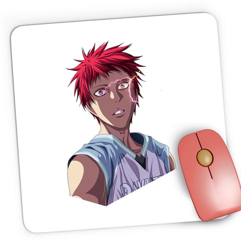 PC, gaming si accesorii - Periferice PC - Mousepad - Mousepad Gaming Kuroko no Basket Seijuro Akashi Manga, 21x19 cm - Infinity.ro