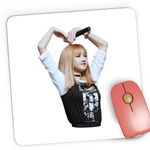 PC, gaming si accesorii - Periferice PC - Mousepad - Mousepad Gaming Lisa Blackpink Kpop K Pop Singer, 21x19 cm - Infinity.ro
