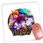 PC, gaming si accesorii - Periferice PC - Mousepad - Mousepad Gaming League of Legends Ezreal Champion Prodigal Explorer, 21x19 cm - Infinity.ro