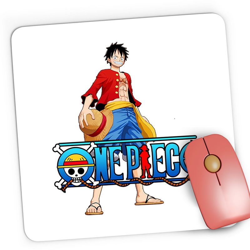 PC, gaming si accesorii - Periferice PC - Mousepad - Mousepad Gaming Desene Animate One Piece Monkey Marinarul, 21x19 cm - Infinity.ro