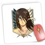 PC, gaming si accesorii - Periferice PC - Mousepad - Mousepad Gaming Attack on Titan Eren Yeager Anime Manga, 21x19 cm - Infinity.ro