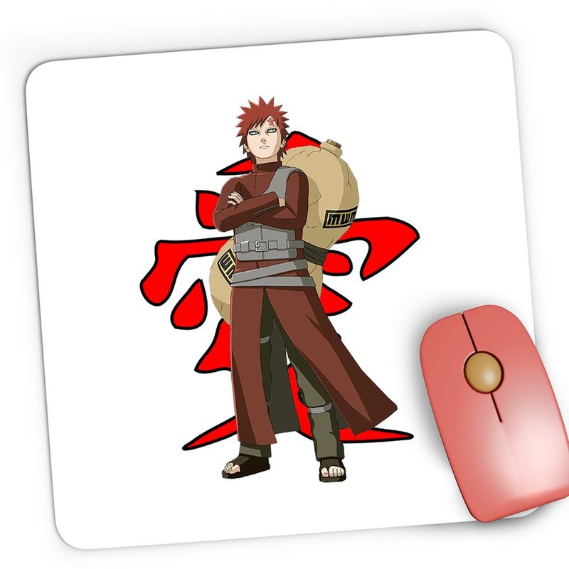 PC, gaming si accesorii - Periferice PC - Mousepad - Mousepad Gaming Naruto Gaara Sasuke Uchiha Anime Manga, 21x19 cm - Infinity.ro