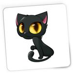 PC, gaming si accesorii - Periferice PC - Mousepad - Mousepad Gaming Cartoon Cat Cute Miau, 21x19 cm - Infinity.ro