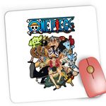 PC, gaming si accesorii - Periferice PC - Mousepad - Mousepad Gaming One Piece Anime All Crew Gang Eiichiro Oda, 21x19 cm - Infinity.ro
