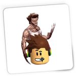 PC, gaming si accesorii - Periferice PC - Mousepad - Mousepad Gaming Wolverine Roblox Logan X Men Badass, 21x19 cm - Infinity.ro