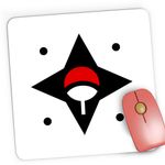 PC, gaming si accesorii - Periferice PC - Mousepad - Mousepad Gaming Naruto Logo Itachi Uchiha Symbol, 21x19 cm - Infinity.ro
