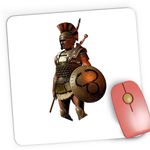 PC, gaming si accesorii - Periferice PC - Mousepad - Mousepad Gaming Age of Empires Soldat Antic Sparta, 21x19 cm - Infinity.ro