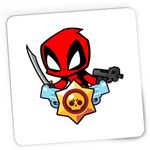 PC, gaming si accesorii - Periferice PC - Mousepad - Mousepad Gaming Deadpool Brawl Stars Baby Karate, 21x19 cm - Infinity.ro