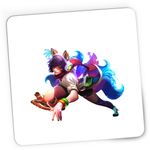PC, gaming si accesorii - Periferice PC - Mousepad - Mousepad Gaming League of Legends Ahri Nine Tailed Fox LoL, 21x19 cm - Infinity.ro