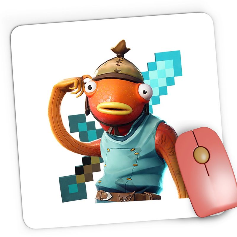 PC, gaming si accesorii - Periferice PC - Mousepad - Mousepad Gaming Fishstick Fortnite Minecraft Diamond Sword, 21x19 cm - Infinity.ro