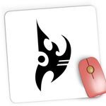 PC, gaming si accesorii - Periferice PC - Mousepad - Mousepad Gaming StarCraft 2 Protoss Logo Simbol Game, 21x19 cm - Infinity.ro