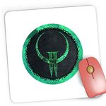 PC, gaming si accesorii - Periferice PC - Mousepad - Mousepad Gaming Quake Icon Emblema Logo, 21x19 cm - Infinity.ro