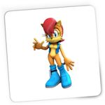 PC, gaming si accesorii - Periferice PC - Mousepad - Mousepad Gaming Sonic Princess Sally Acorn Joc Video, 21x19 cm - Infinity.ro