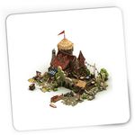 PC, gaming si accesorii - Periferice PC - Mousepad - Mousepad Gaming Age of Empires Taberna Bar Perioada Medievala Han, 21x19 cm - Infinity.ro