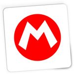 PC, gaming si accesorii - Periferice PC - Mousepad - Mousepad Gaming Super Mario Bros Logo M Red, 21x19 cm - Infinity.ro