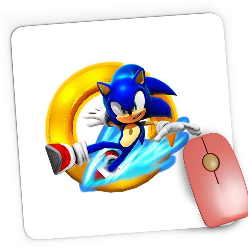 PC, gaming si accesorii - Periferice PC - Mousepad - Mousepad Gaming Sonic the Hedgehog Mataron Alergare, 21x19 cm - Infinity.ro