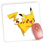 PC, gaming si accesorii - Periferice PC - Mousepad - Mousepad Gaming Pokemon Go Card Pikachu, 21x19 cm - Infinity.ro