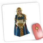 PC, gaming si accesorii - Periferice PC - Mousepad - Mousepad Gaming Breath of the Wild Princess Zelda Mistic, 21x19 cm - Infinity.ro