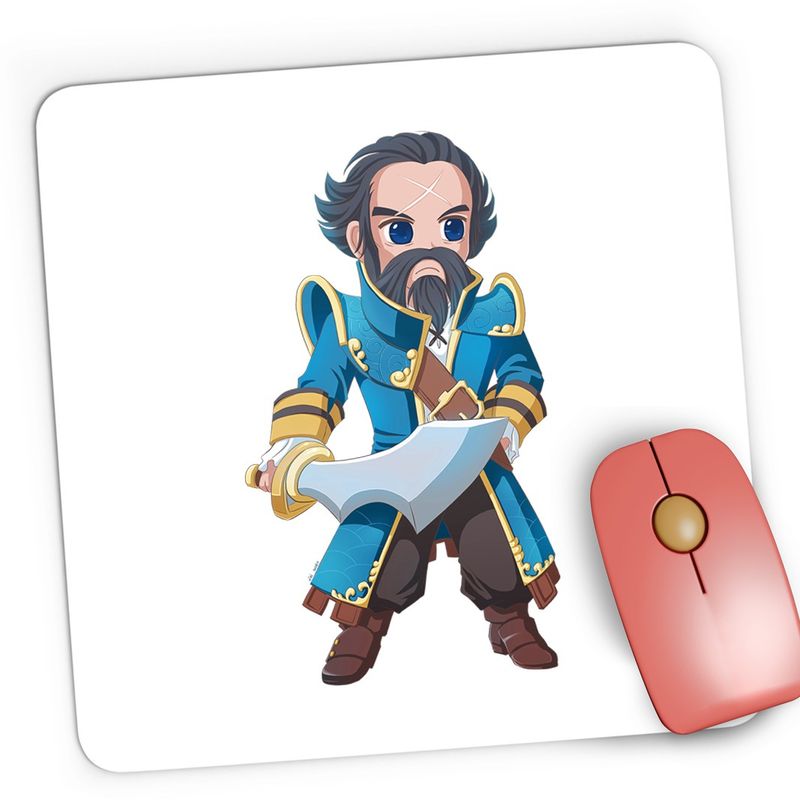 PC, gaming si accesorii - Periferice PC - Mousepad - Mousepad Gaming Dota 2 Admiral Kunkka Valve Game Dota2, 21x19 cm - Infinity.ro