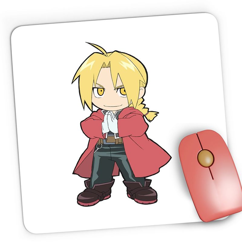 PC, gaming si accesorii - Periferice PC - Mousepad - Mousepad Gaming Edward Alchimist Fullmetal Chibi Japan Anime, 21x19 cm - Infinity.ro