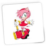 PC, gaming si accesorii - Periferice PC - Mousepad - Mousepad Gaming Sonic Amy Rose Atleta Alergatoare, 21x19 cm - Infinity.ro